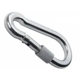 Карабин винтовой стальной (5) для троса d. 4,5-5,5 мм