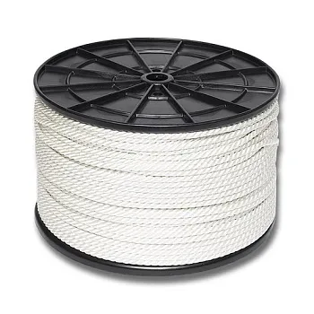 Веревка полиам.ПА кр.3-прядн.d. 4,0 мм на кат. 200 мм (500 м)